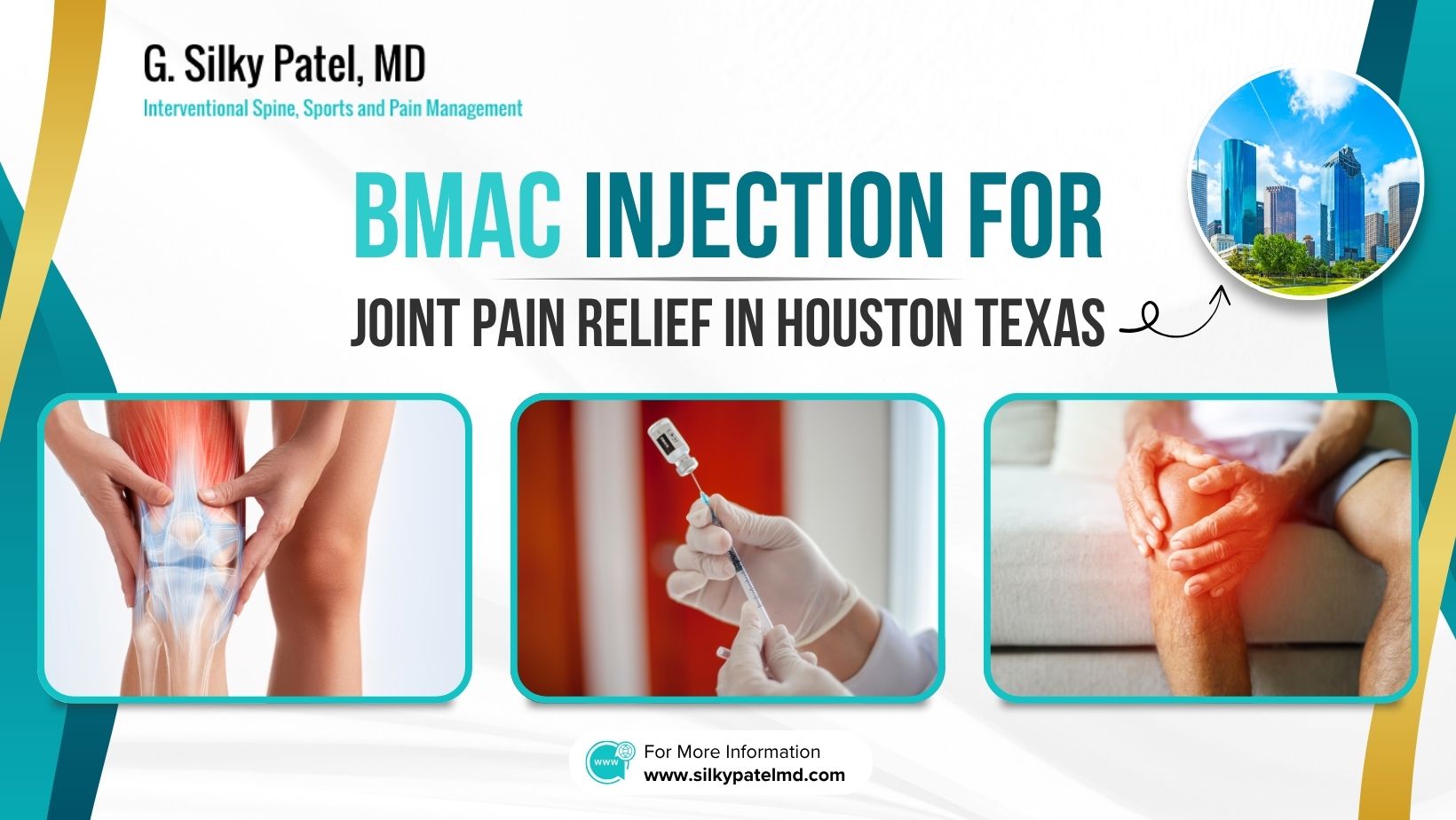 BMAC Injection for Joint Pain Relief in Houston Texas - Dr. Silky Patel