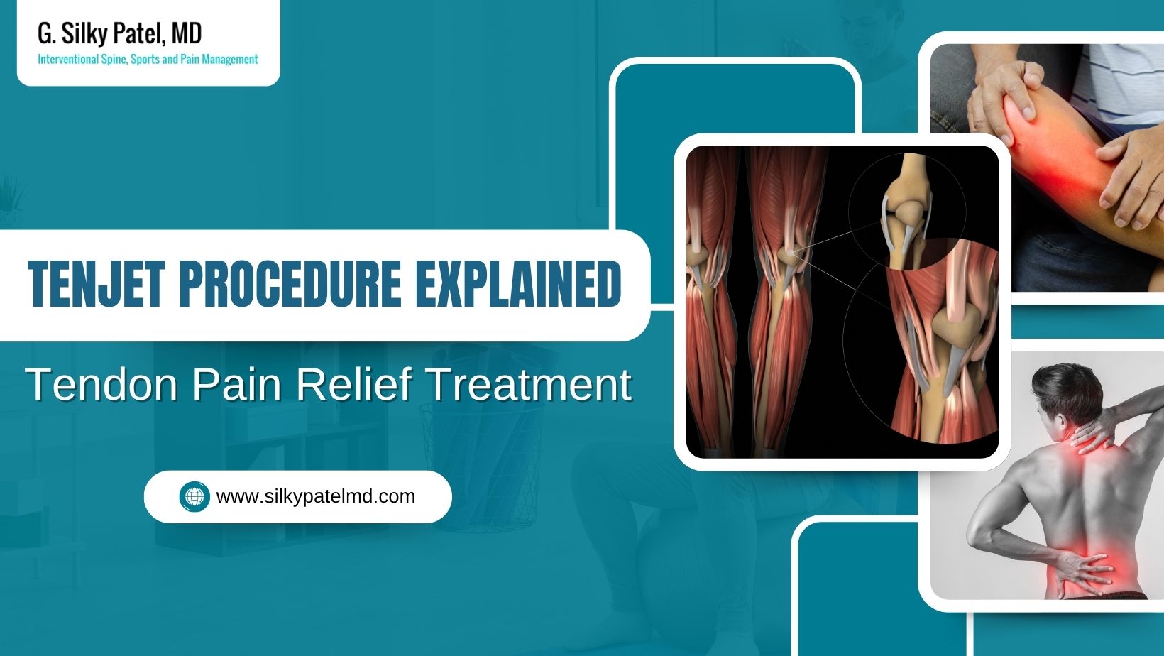TenJet Procedure Explained - Tendon Pain Relief Treatment - Dr Silky Patel