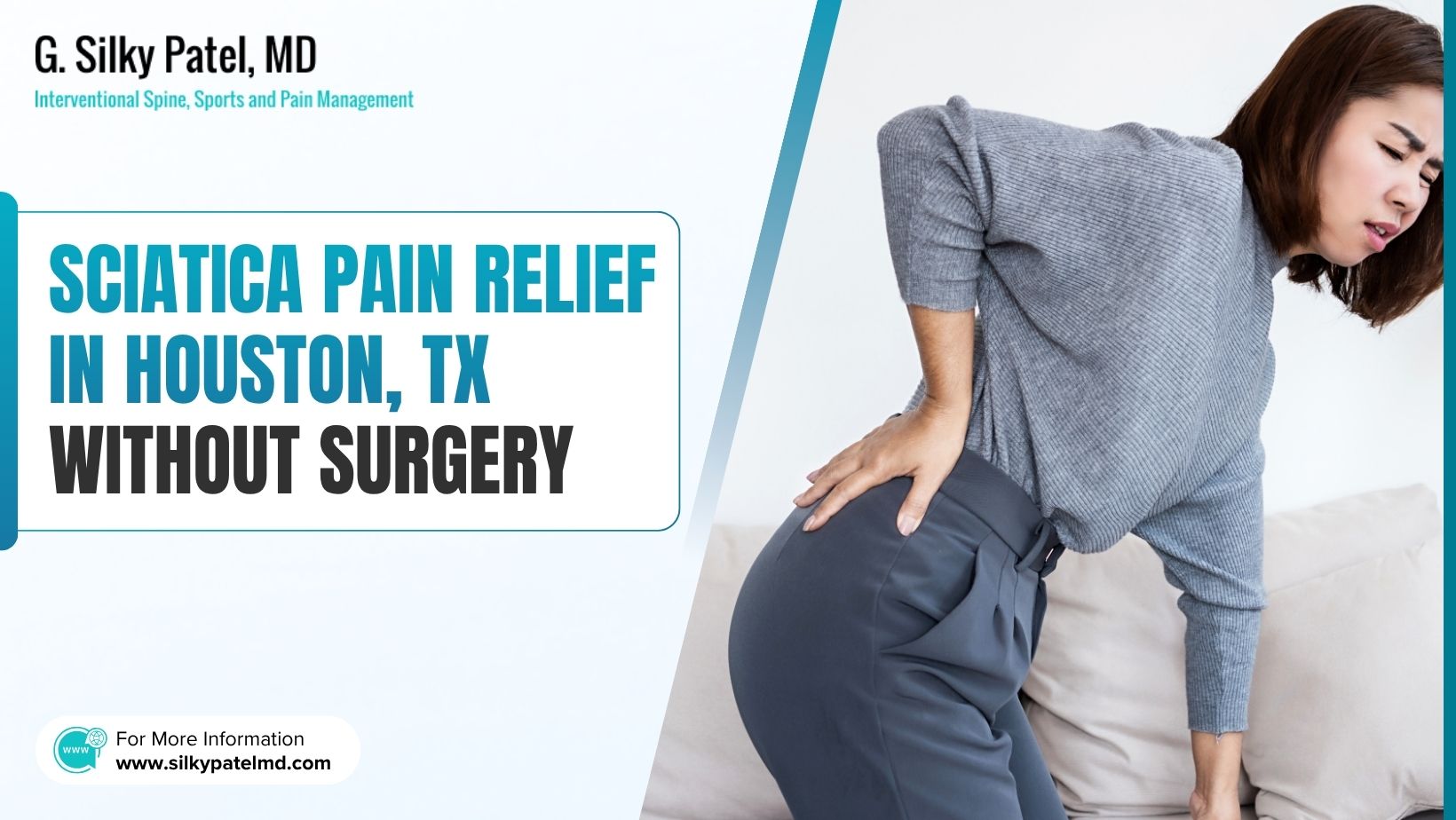 sciatica pain relief - Dr. Silky Patel MD